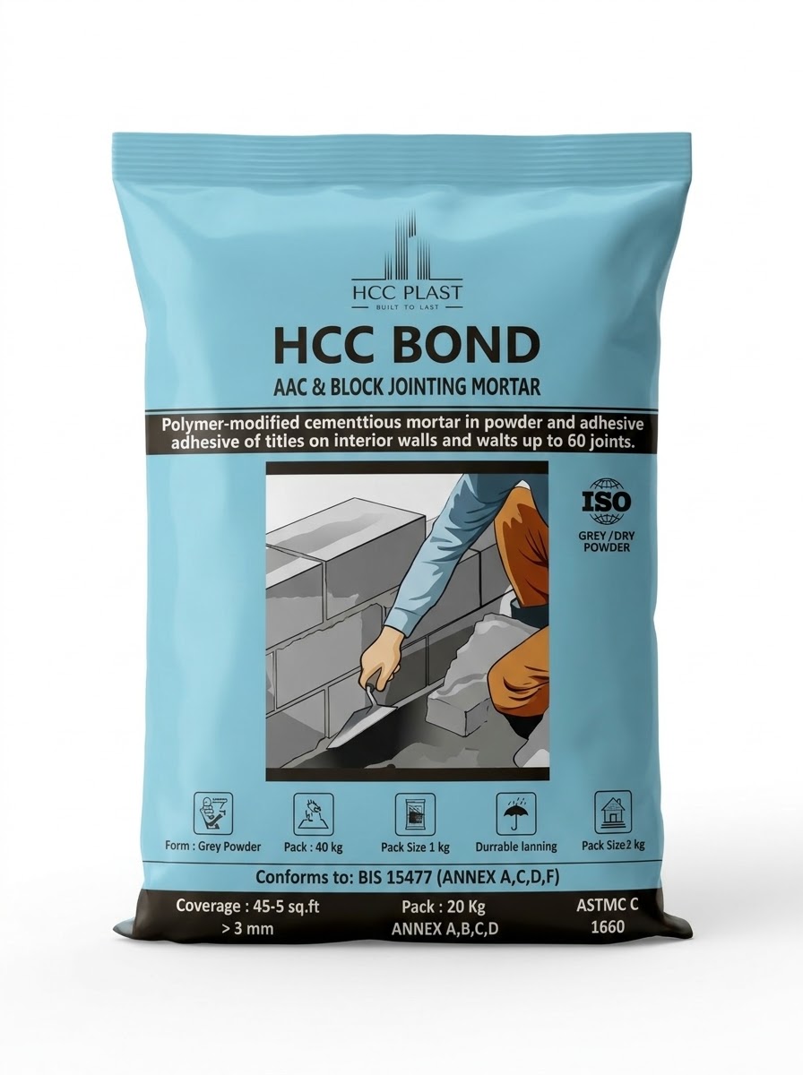 HCC Bond AAC and Block Jointing Mortar